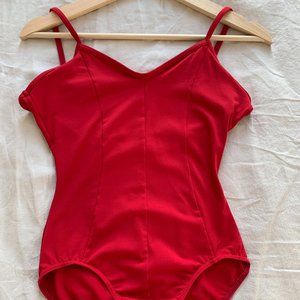 Stunning red ballet bodysuit